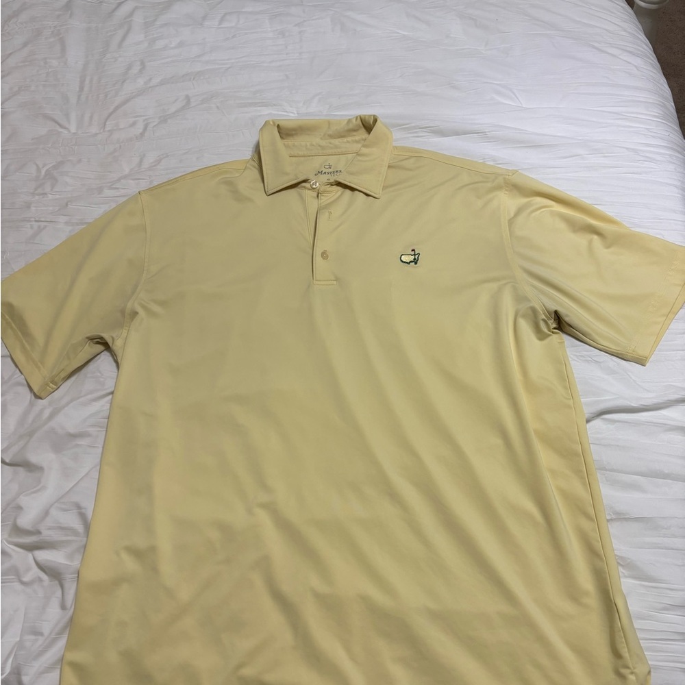Men’s Masters Tech Polo size XL yellow